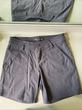 Prana Gray Women's Casual Bermuda Shorts, size 4